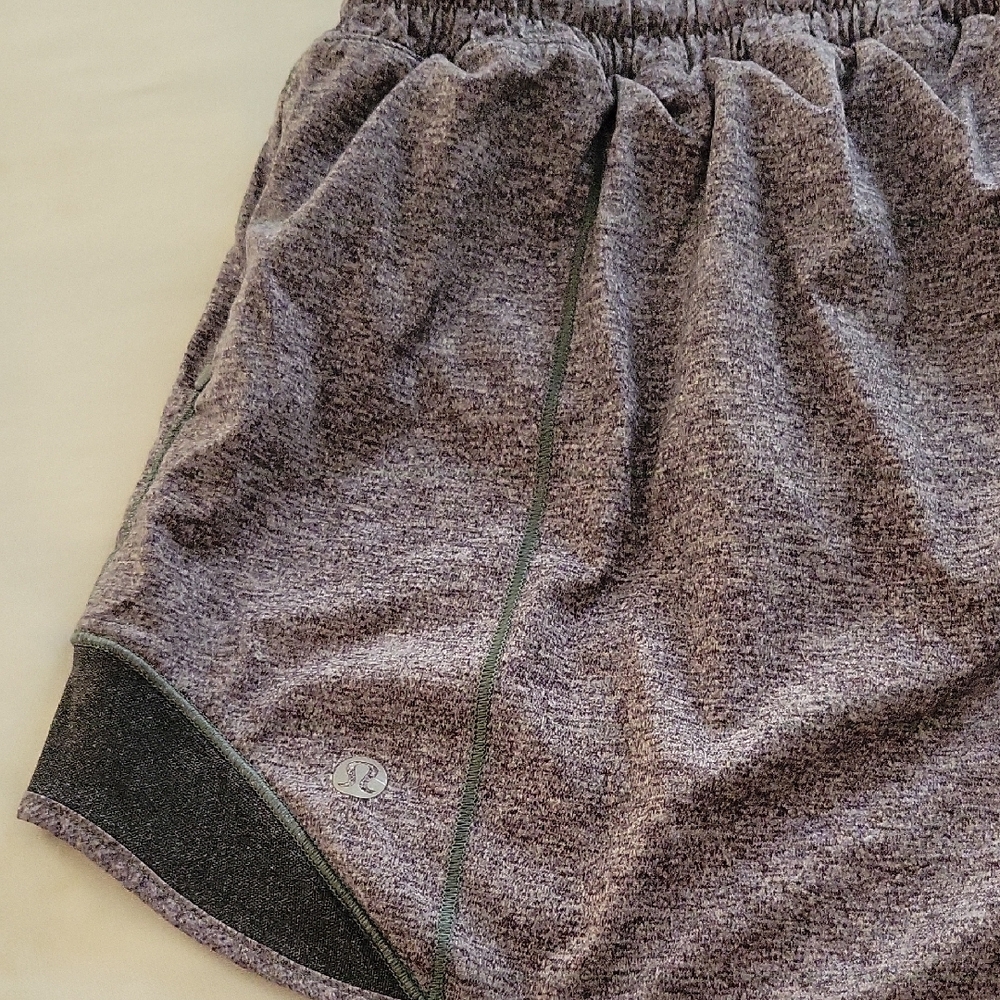 lululemon Athletica Charcoal Hotty Hot Shorts